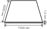 Лист нержавеющий  1,5х1500х3000  мм.  AISI 304 (08Х18Н10) холоднокатаный,  матовый